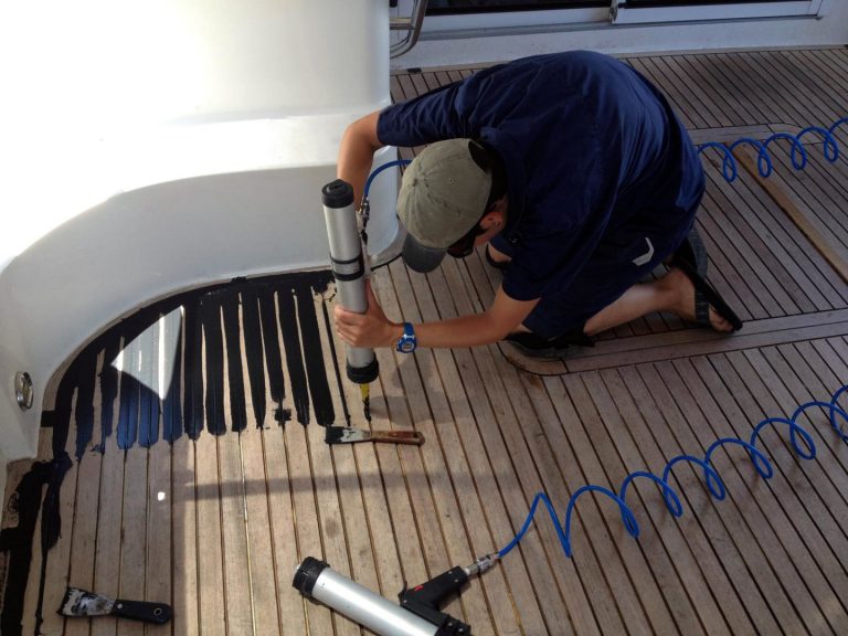 Boat and yacht deck repair